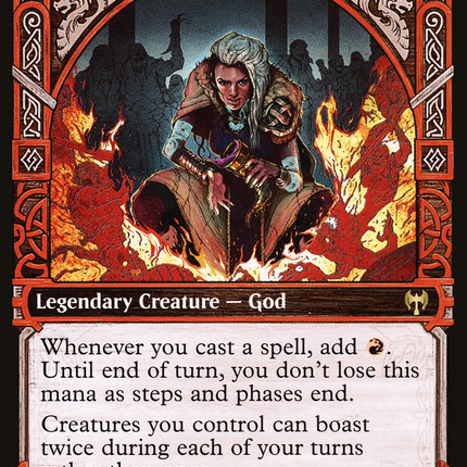 Birgi, God of Storytelling // Harnfel, Horn of Bounty (Showcase) [Kaldheim]