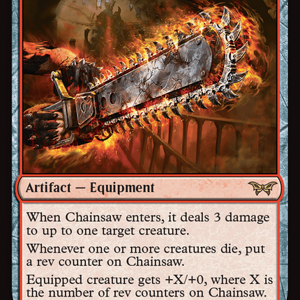 Chainsaw [Duskmourn: House of Horror] Foil