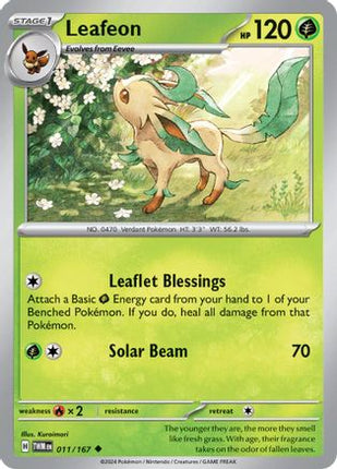 Leafeon - 11/null [SV06: Twilight Masquerade]