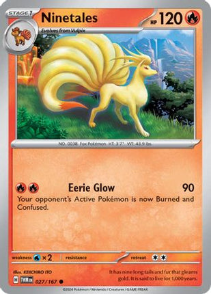 Ninetales (27) [SV06: Twilight Masquerade] Reverse Holofoil