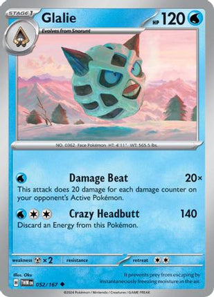 Glalie - 52/null [SV06: Twilight Masquerade] Reverse Holofoil