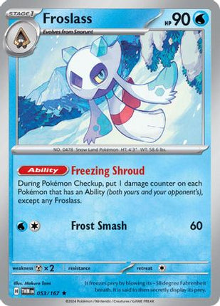Froslass - 053/167 [SV06: Twilight Masquerade] Holofoil