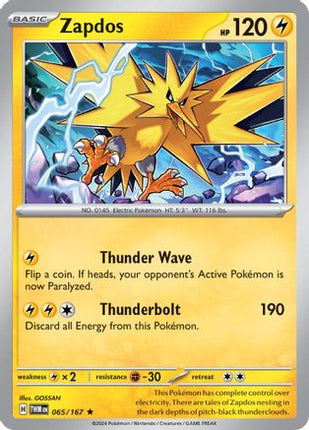 Zapdos - 65/null [SV06: Twilight Masquerade] Holofoil