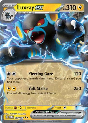Luxray ex - 068/167 [SV06: Twilight Masquerade] Holofoil