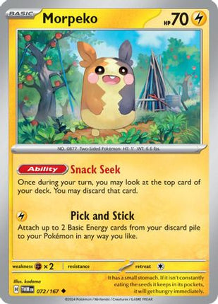 Morpeko - 72/null [SV06: Twilight Masquerade] Reverse Holofoil