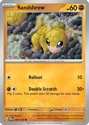 Sandshrew - 97/null [SV06: Twilight Masquerade]