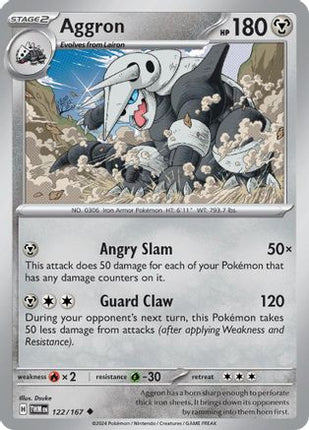 Aggron - 122/null [SV06: Twilight Masquerade] Reverse Holofoil