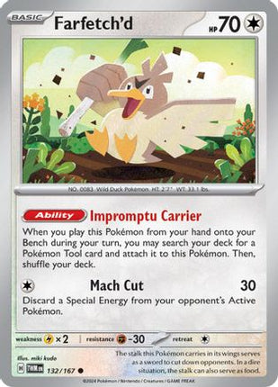 Farfetch'd - 132/null [SV06: Twilight Masquerade] Reverse Holofoil