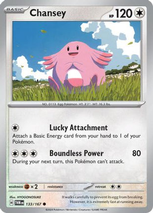 Chansey - 133/167 [SV06: Twilight Masquerade] Reverse Holofoil