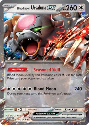 Bloodmoon Ursaluna ex - 141/167 [SV06: Twilight Masquerade] Holofoil