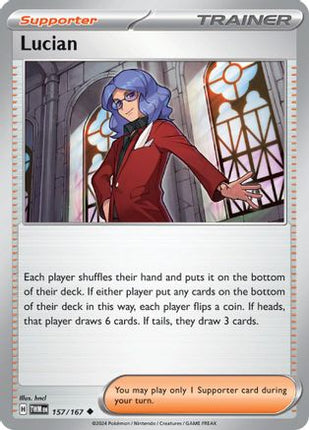 Lucian - 157/167 [SV06: Twilight Masquerade] Reverse Holofoil