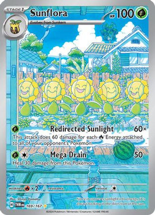 Sunflora - 169/167 [SV06: Twilight Masquerade] Holofoil
