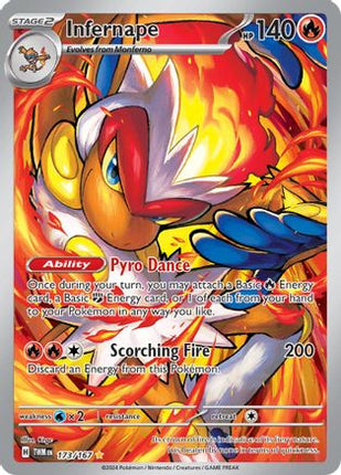 Infernape - 173/167 [SV06: Twilight Masquerade] Holofoil