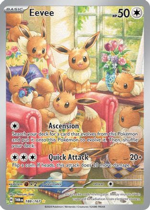 Eevee - 188/167 [SV06: Twilight Masquerade] Holofoil
