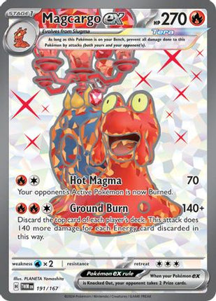 Magcargo ex - 191/167 [SV06: Twilight Masquerade] Holofoil