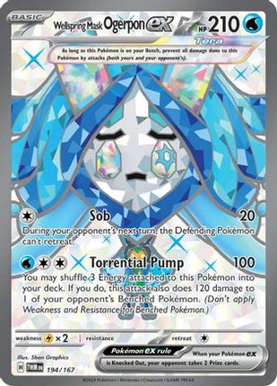 Wellspring Mask Ogerpon ex - 194/167 [SV06: Twilight Masquerade] Holofoil
