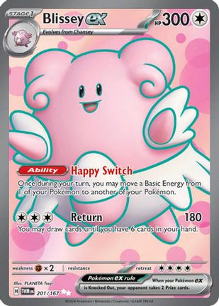 Blissey ex - 201/167 [SV06: Twilight Masquerade] Holofoil