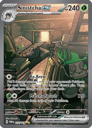Sinistcha ex - 210/167 [SV06: Twilight Masquerade] Holofoil