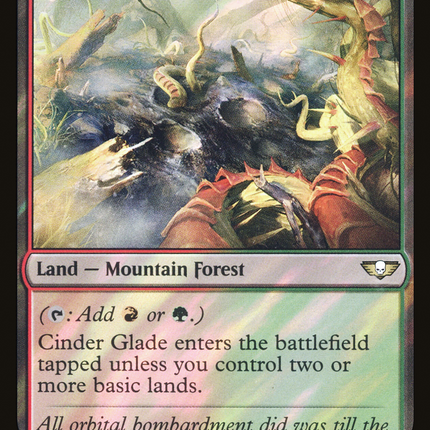 Cinder Glade [Warhammer 40,000 Commander] Surge Foil