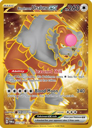Bloodmoon Ursaluna ex - 222/167 [SV06: Twilight Masquerade] Holofoil