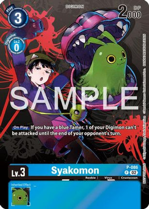 Syakomon - P-086 (Official Tournament Pack Vol.13) [P-086] [Digimon Promotion Cards] Foil