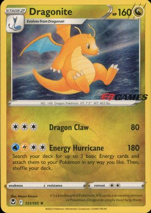 Dragonite - 131/195 (EB Games Exclusive) [Miscellaneous Cards & Products] Holofoil