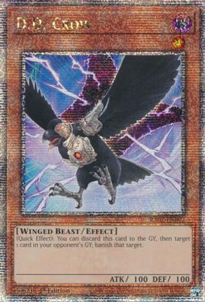 D.D. Crow  [RA02-EN002] Quarter Century Secret Rare 1st Edition