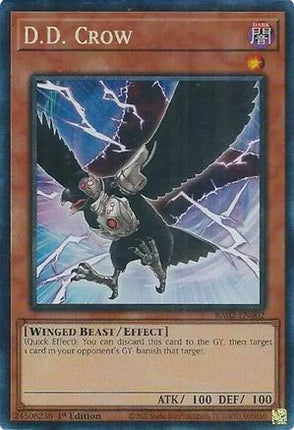 D.D. Crow (PCR) (Prismatic Collector's Rare) [RA02-EN002] 1st Edition