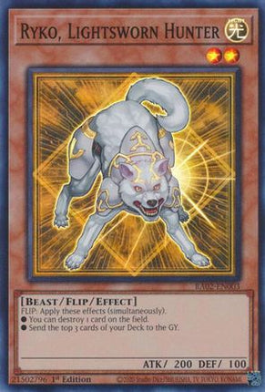 Ryko, Lightsworn Hunter (Super Rare) [RA02-EN003] 1st Edition