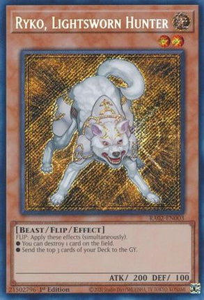 Ryko, Lightsworn Hunter (Secret Rare)  [RA02-EN003] 1st Edition