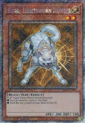 Ryko, Lightsworn Hunter (Platinum Secret Rare)  [RA02-EN003] 1st Edition