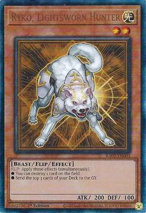 Ryko, Lightsworn Hunter (PUR) (Prismatic Ultimate Rare) [RA02-EN003] 1st Edition
