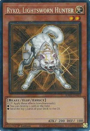 Ryko, Lightsworn Hunter (PCR) (Prismatic Collector's Rare) [RA02-EN003] 1st Edition