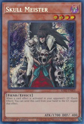 Skull Meister (Secret Rare)  [RA02-EN005] 1st Edition