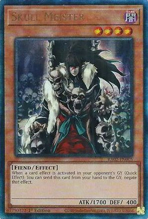 Skull Meister (PUR) (Prismatic Ultimate Rare) [RA02-EN005] 1st Edition