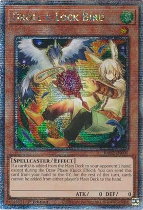 Droll & Lock Bird (Alternate Art) (Quarter Century Secret Rare)  [RA02-EN006] 1st Edition
