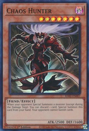 Chaos Hunter (Super Rare) [RA02-EN007] 1st Edition
