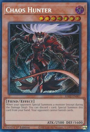 Chaos Hunter (Secret Rare)  [RA02-EN007] 1st Edition