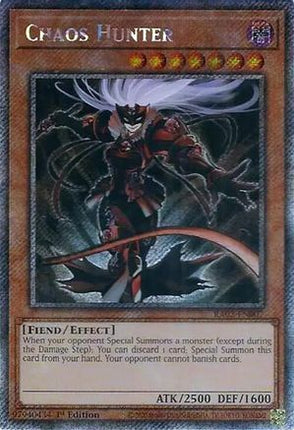 Chaos Hunter (Platinum Secret Rare)  [RA02-EN007] 1st Edition