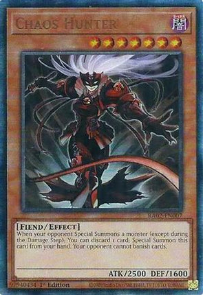 Chaos Hunter  [RA02-EN007] Prismatic Ultimate Rare 1st Edition