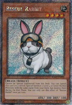 Rescue Rabbit (Platinum Secret Rare)  [RA02-EN008] 1st Edition