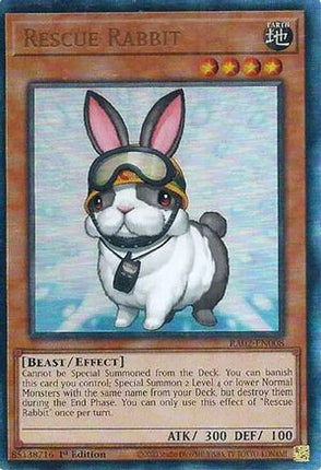 Rescue Rabbit (PUR) (Prismatic Ultimate Rare) [RA02-EN008] 1st Edition