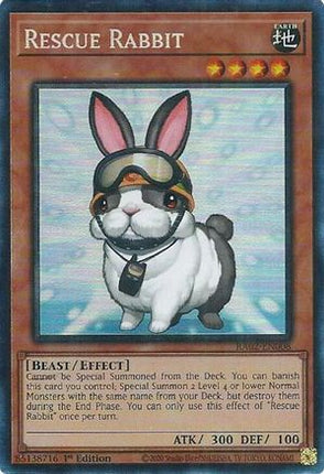 Rescue Rabbit (PCR) (Prismatic Collector's Rare) [RA02-EN008] 1st Edition