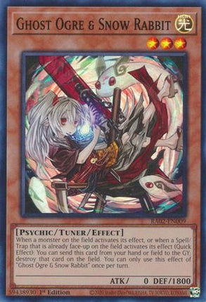 Ghost Ogre & Snow Rabbit (Alternate Art) (Super Rare) [RA02-EN009] 1st Edition