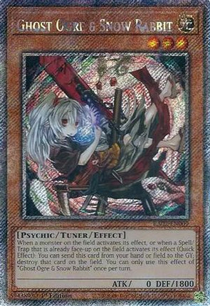 Ghost Ogre & Snow Rabbit (Alternate Art) [RA02-EN009] Platinum Secret Rare 1st Edition