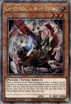 Ghost Ogre & Snow Rabbit  [RA02-EN009] Quarter Century Secret Rare 1st Edition