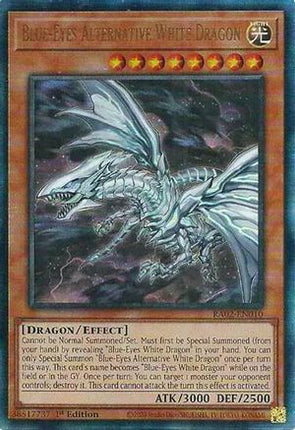 Blue-Eyes Alternative White Dragon  [RA02-EN010] Prismatic Ultimate Rare 1st Edition