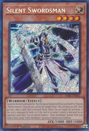 Silent Swordsman (Secret Rare)  [RA02-EN011] 1st Edition