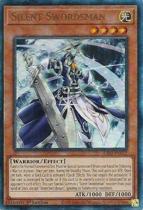 Silent Swordsman (PUR) (Prismatic Ultimate Rare) [RA02-EN011] 1st Edition
