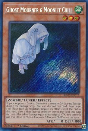 Ghost Mourner & Moonlit Chill (Alternate Art) [RA02-EN015] Secret Rare 1st Edition